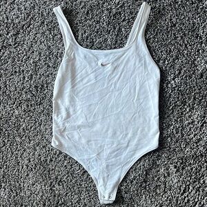Nike White tank Bodysuit